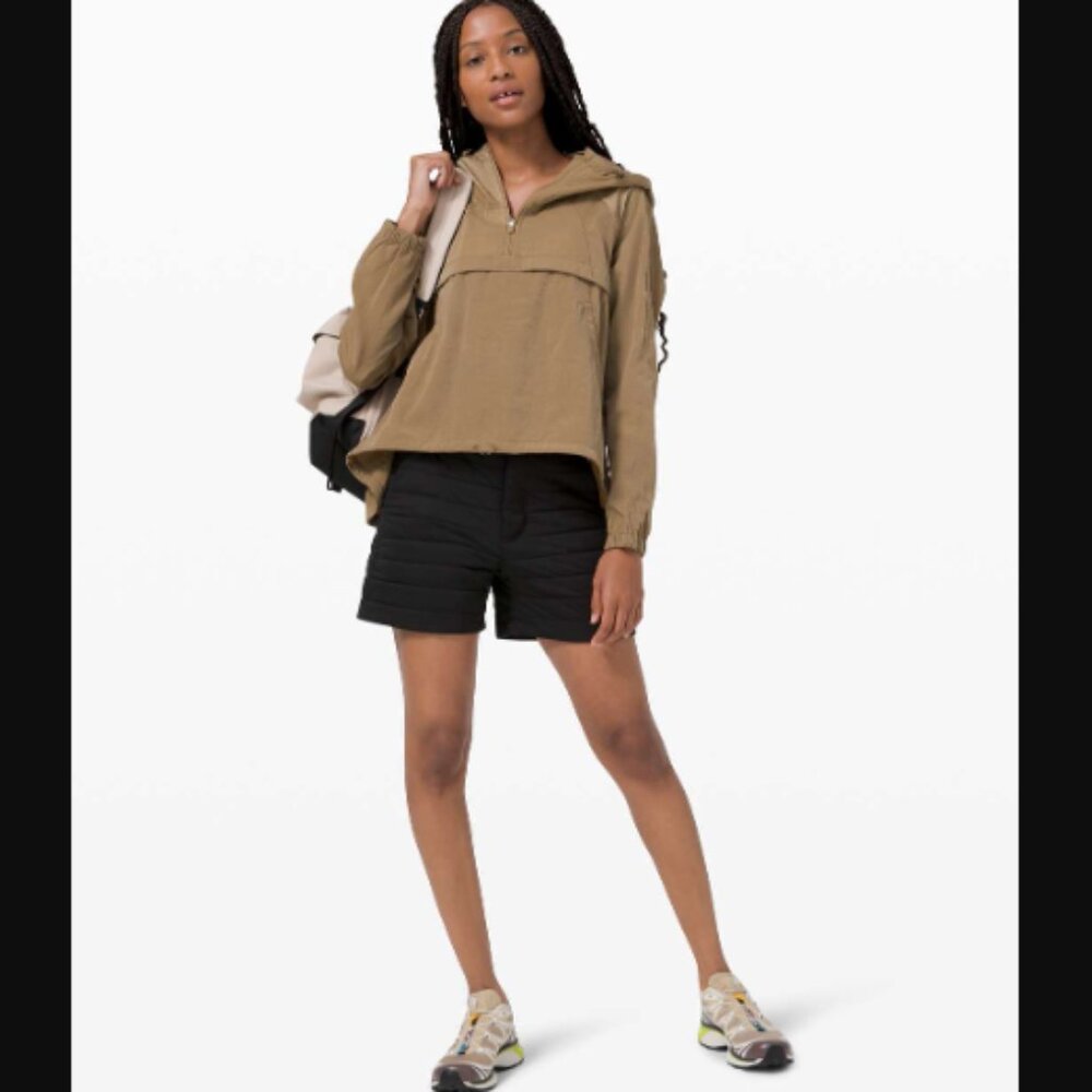 Lululemon Athletica Seek Vistas 1/2 Zip Rain Jacket in Frontier M Retail $148.00 - Picture 2 of 12